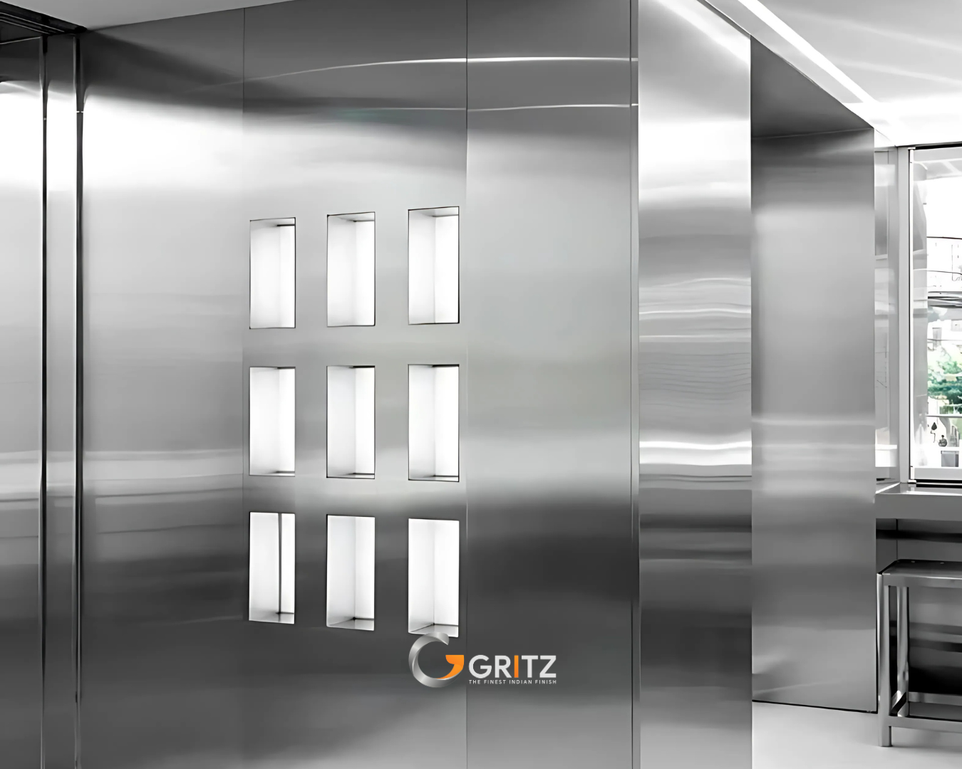 Stainless steel interiors